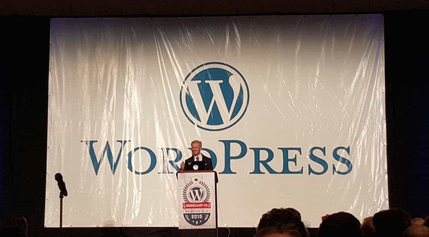 WordPress toekomst: State of the Word 2015
